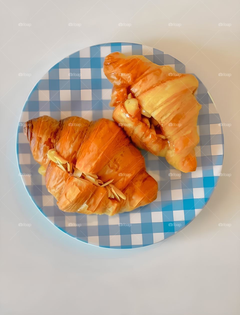 from oven croissants nut and almond