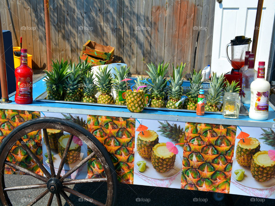 Street Food is ready to eat food or drink sold by a vendor or hawker, in street or other public place, such as a market or fair. I often buy Street Food from a portable food booth, food cart or a food truck! Yummy, yum!