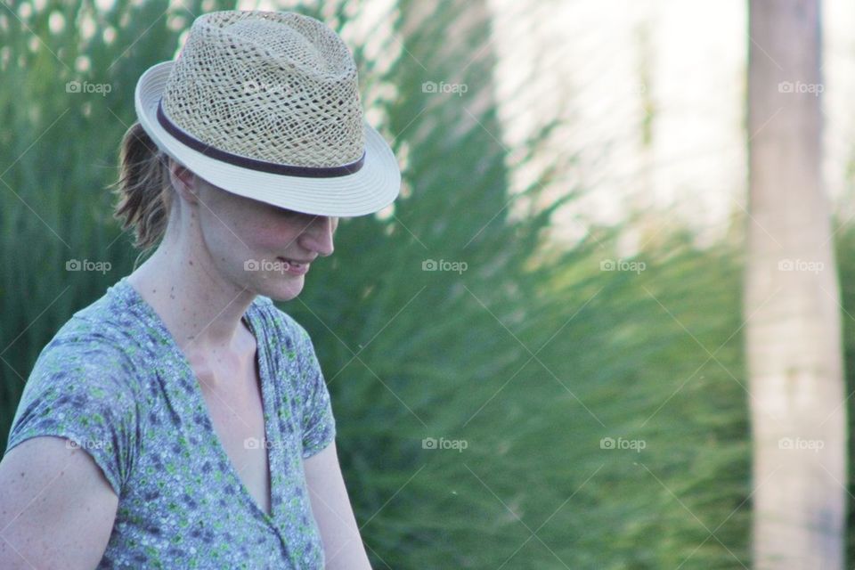 Woman Wearing Hat