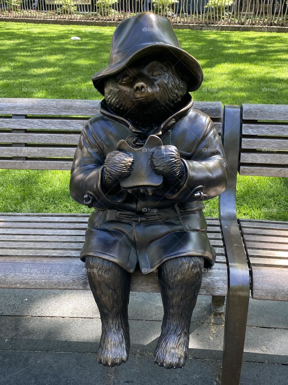 A statue in a London park