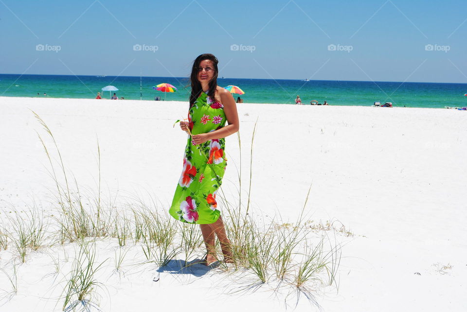 Girl at the beach