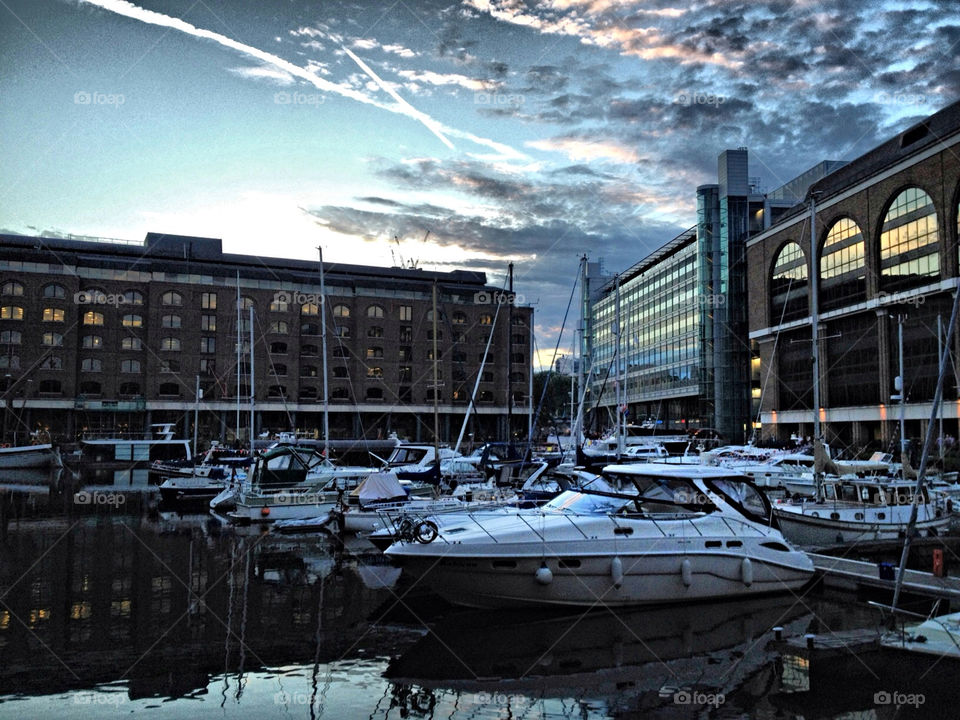 boats water buildings dock by angeljack