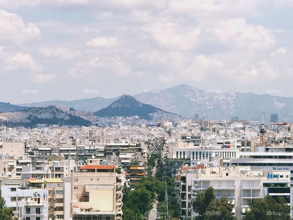 Athens above 