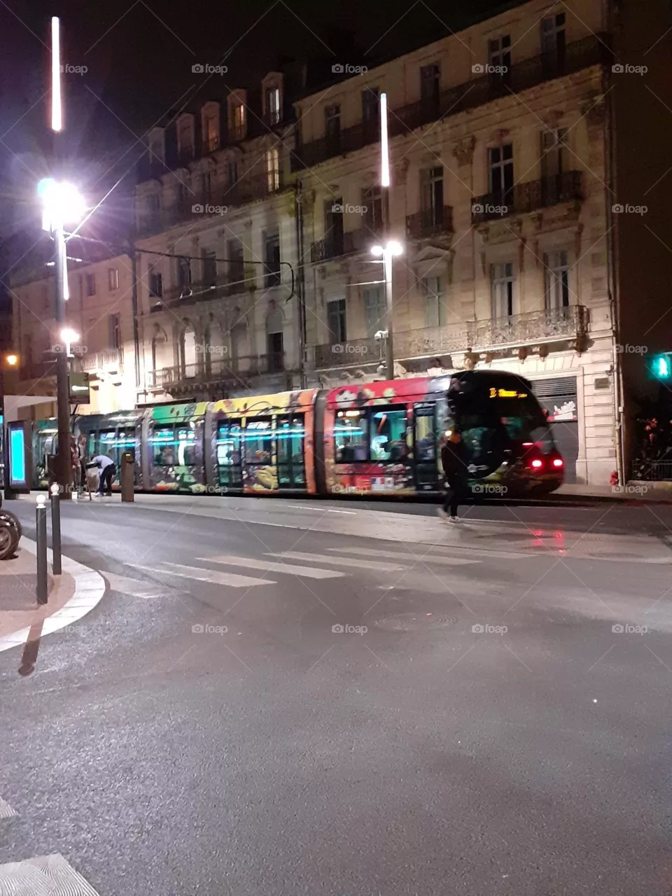 Tramway in Montpellier France 