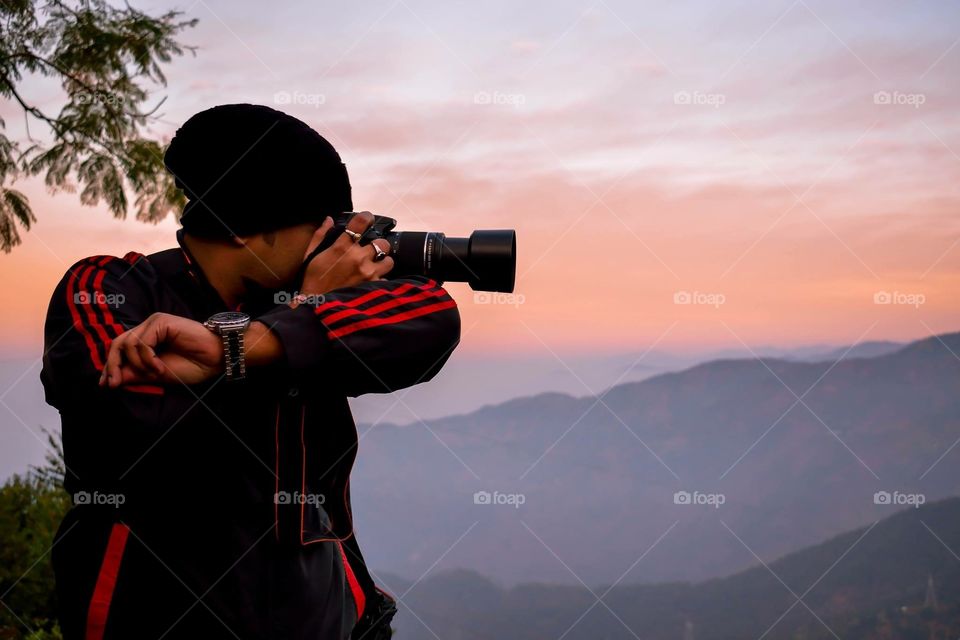 A Photographer On The Horizon. 
