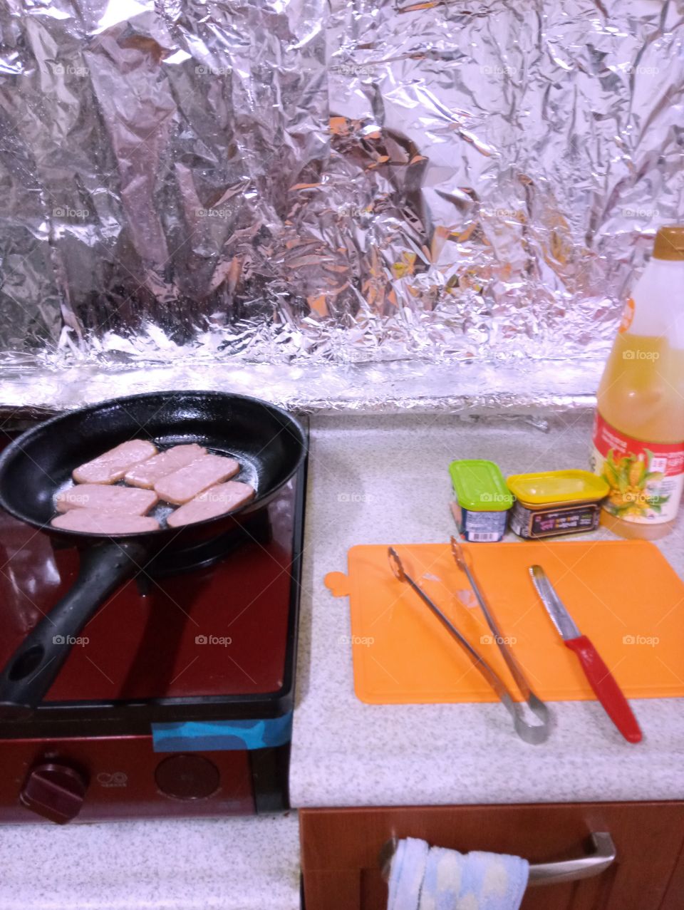 Cooking A Juicy Ham.