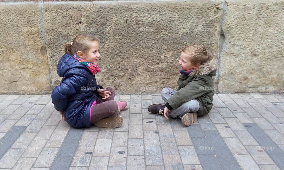 Playing in the street