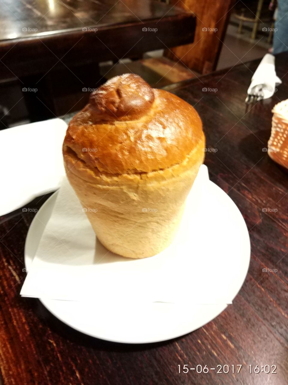 bread with soup