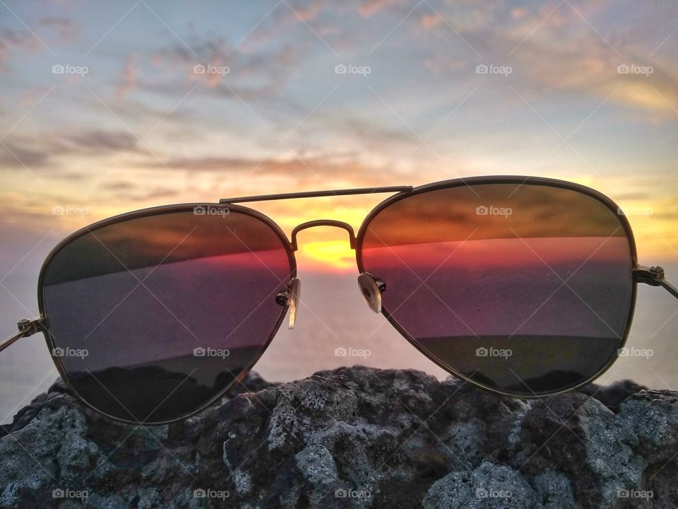 sunglasses on the road beach 🙌