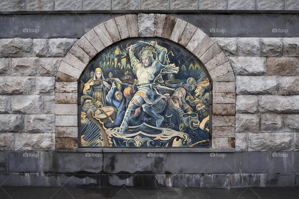 picture of Nart Soslan from Ossetian mythology