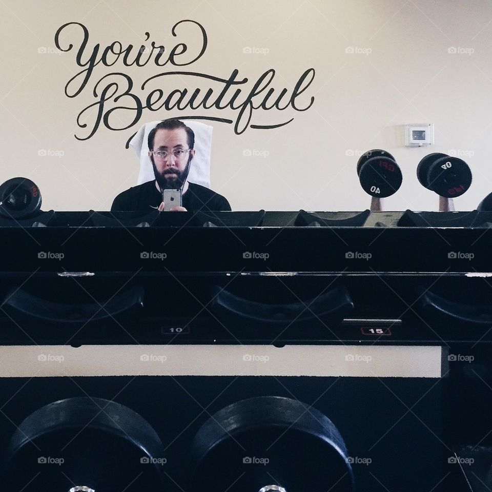 You're beautiful...at the gym 