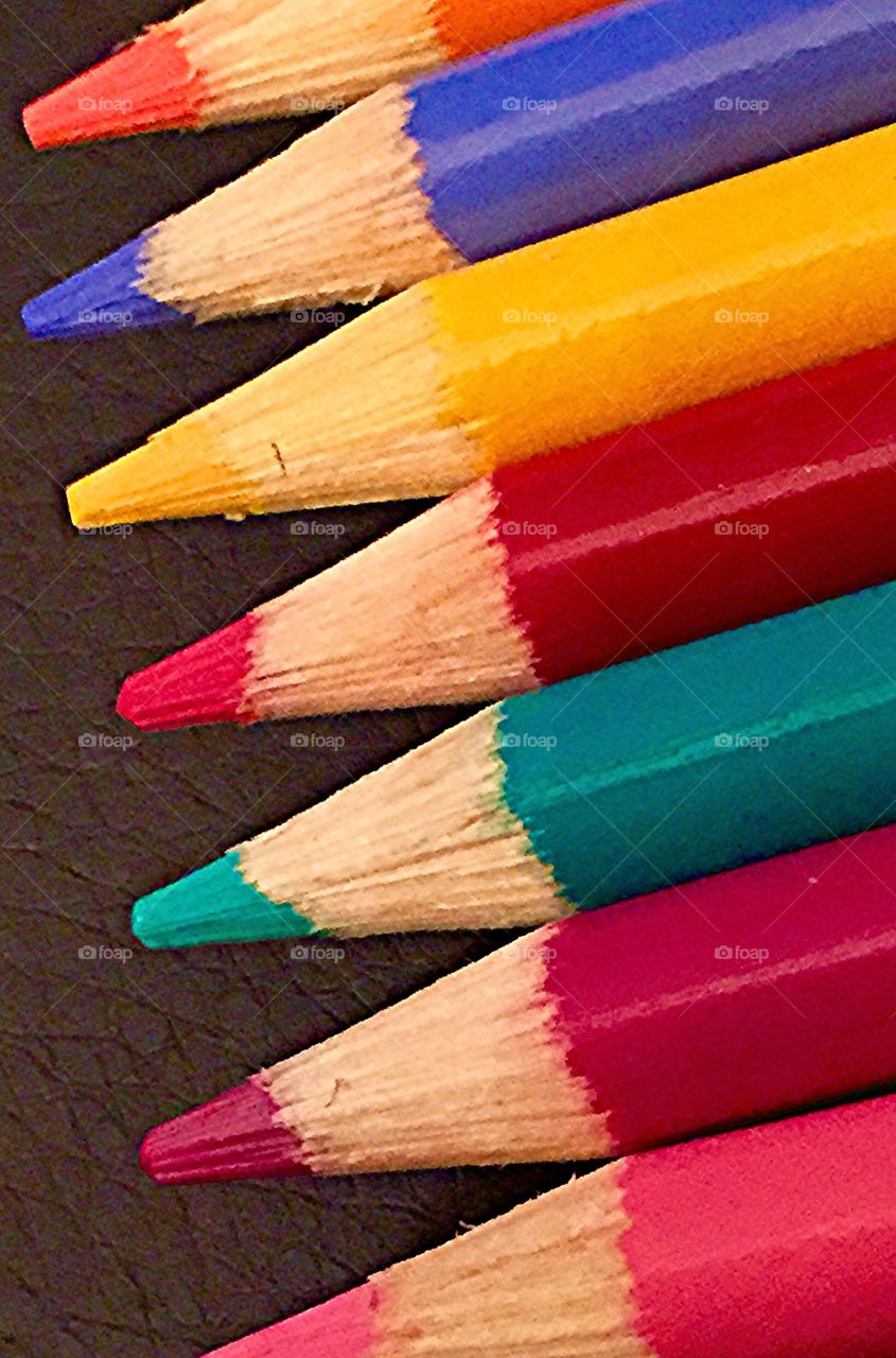Color Pencils Macro