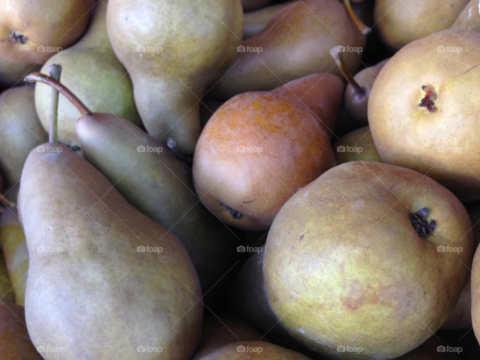 Rustic pears. 