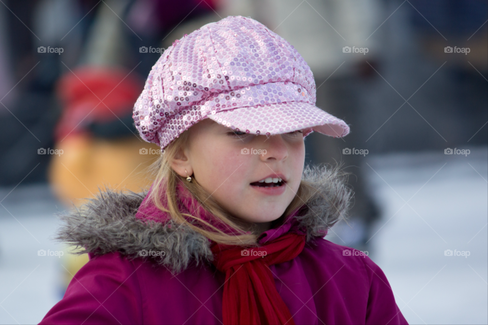 winter girl young pretty by ventanamedia