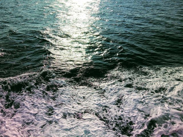beautiful blue ocean