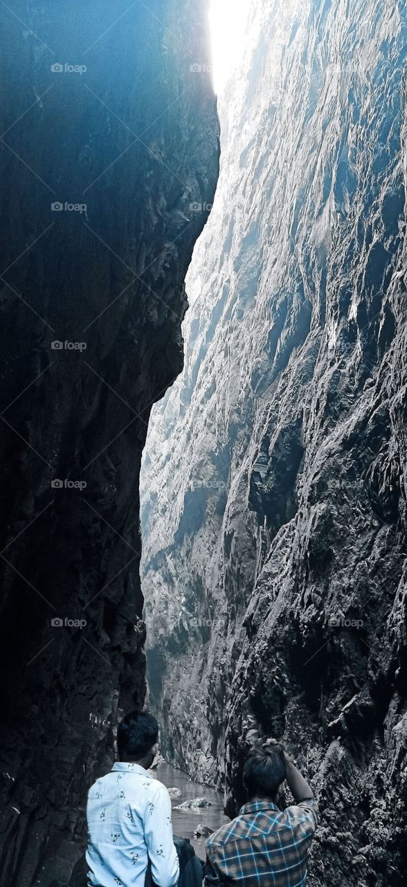 Sandhan Valley with friends at Akole Ahmadnagar