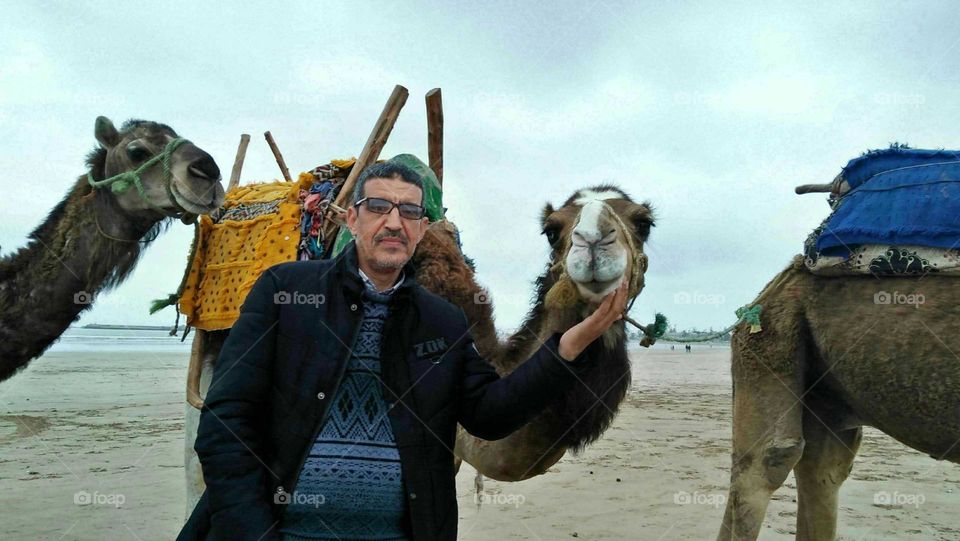 Selfie with my beloved camel.