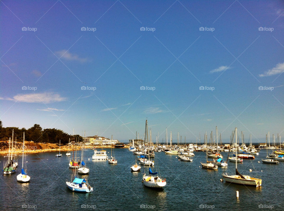 ocean sky summer boats by gene916