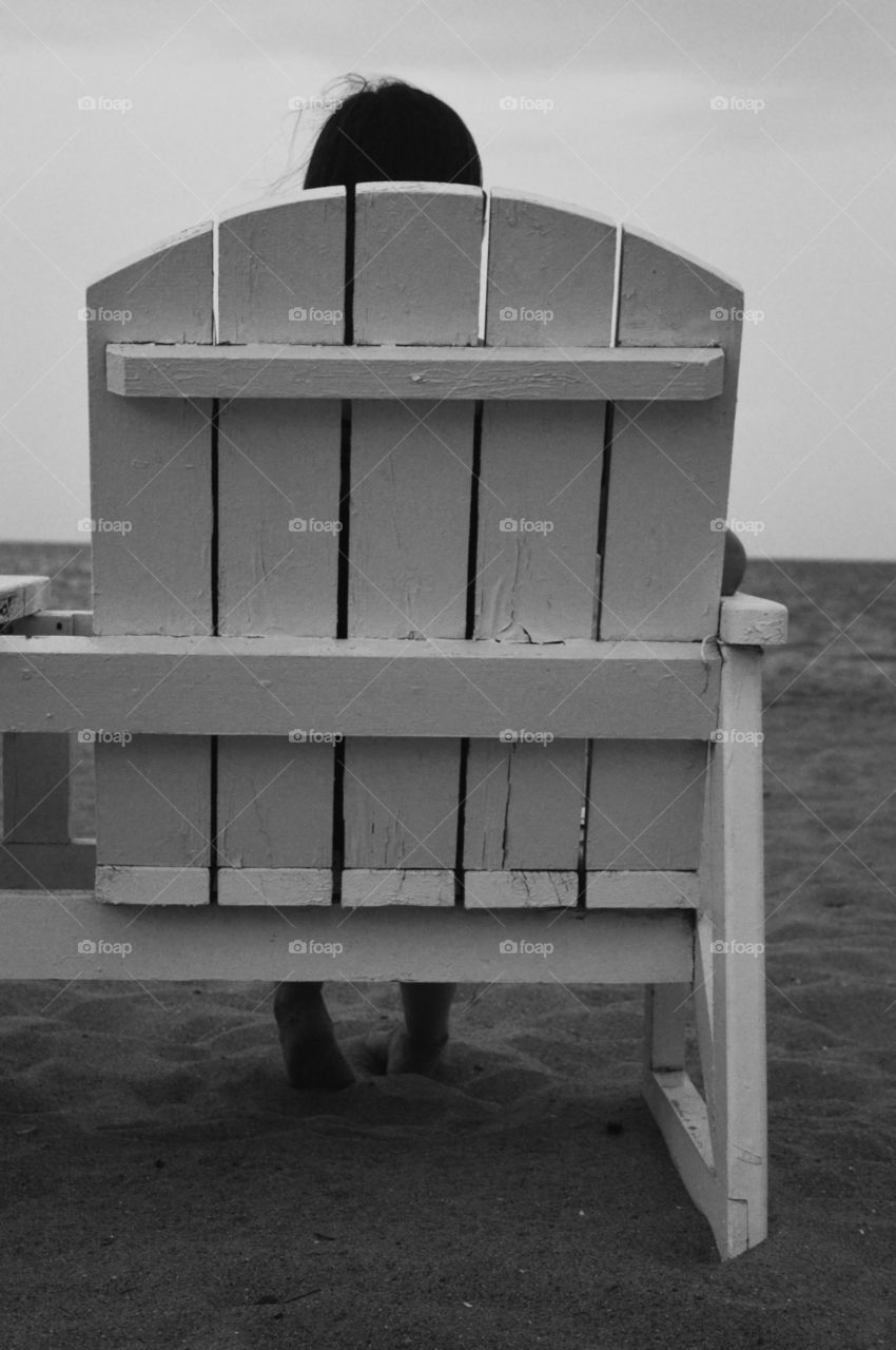 bench on the beach