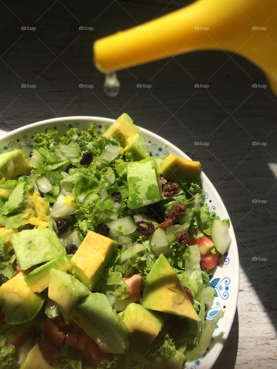 A Drop Of Salad Dressing 