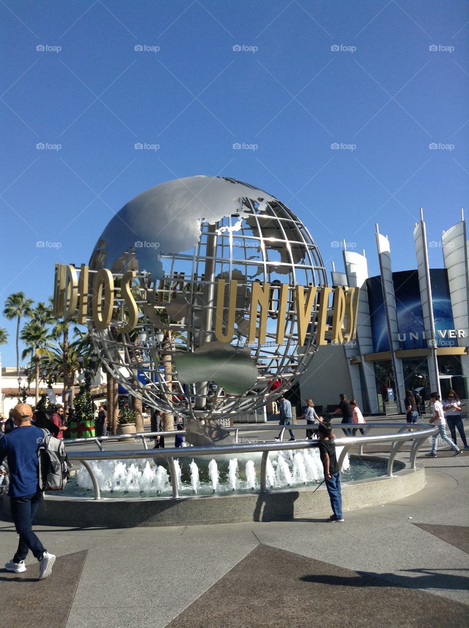 A beautiful day at Universal Studios in Los Angeles 