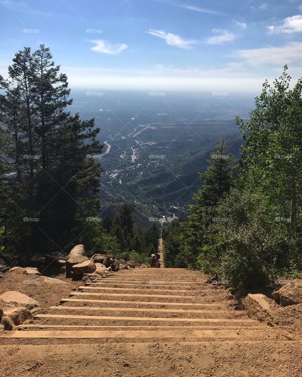 Strenuous Hiking Trail at the Manitou Incline