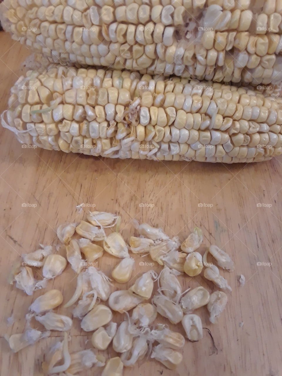 Store bought Ear of corn Gerimation