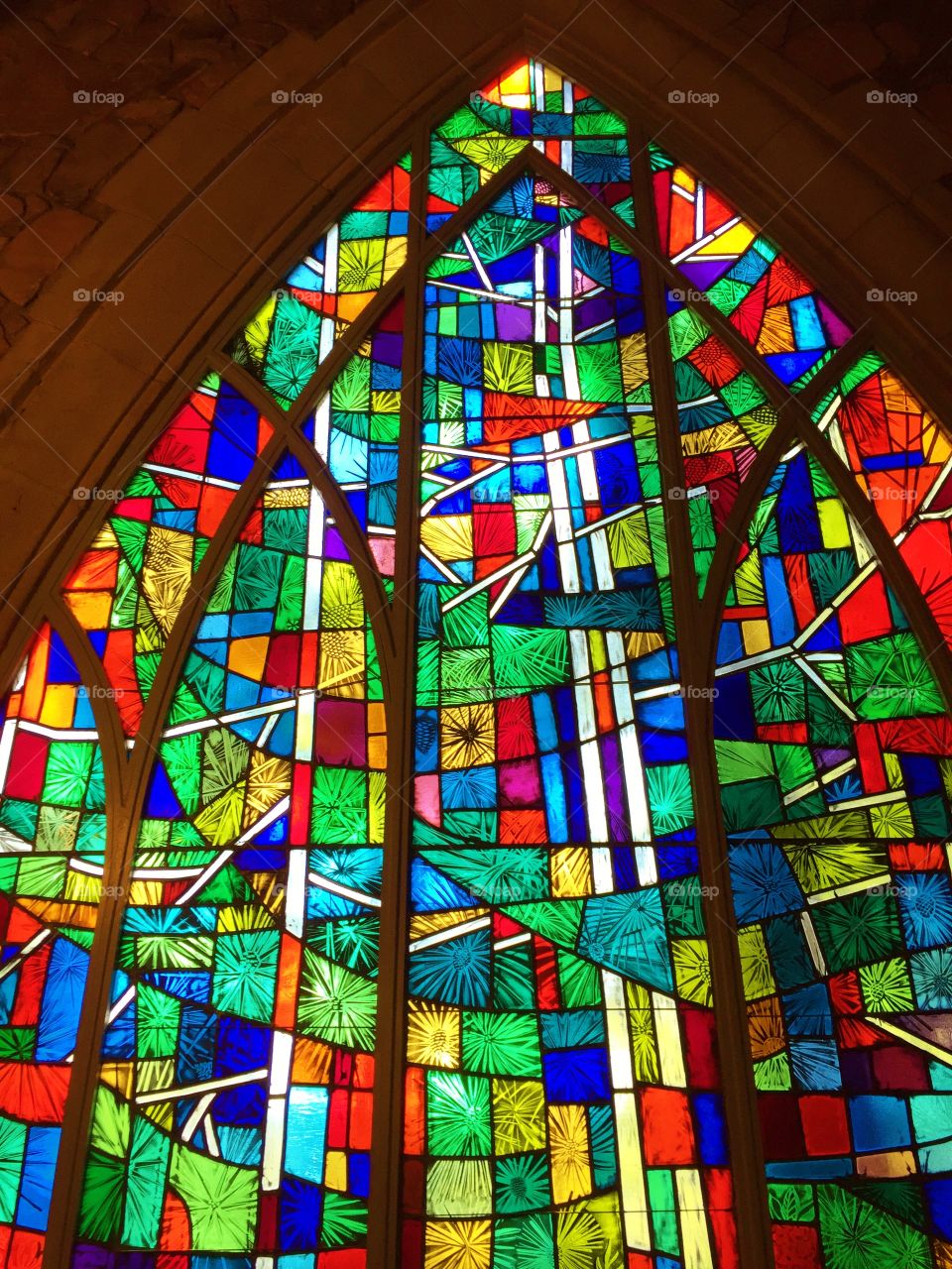 Stained glass window