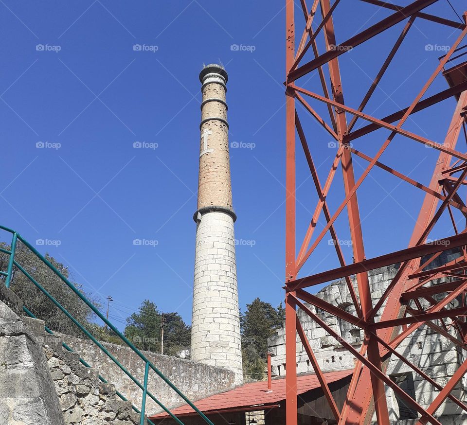 Chimenea de mina de plata