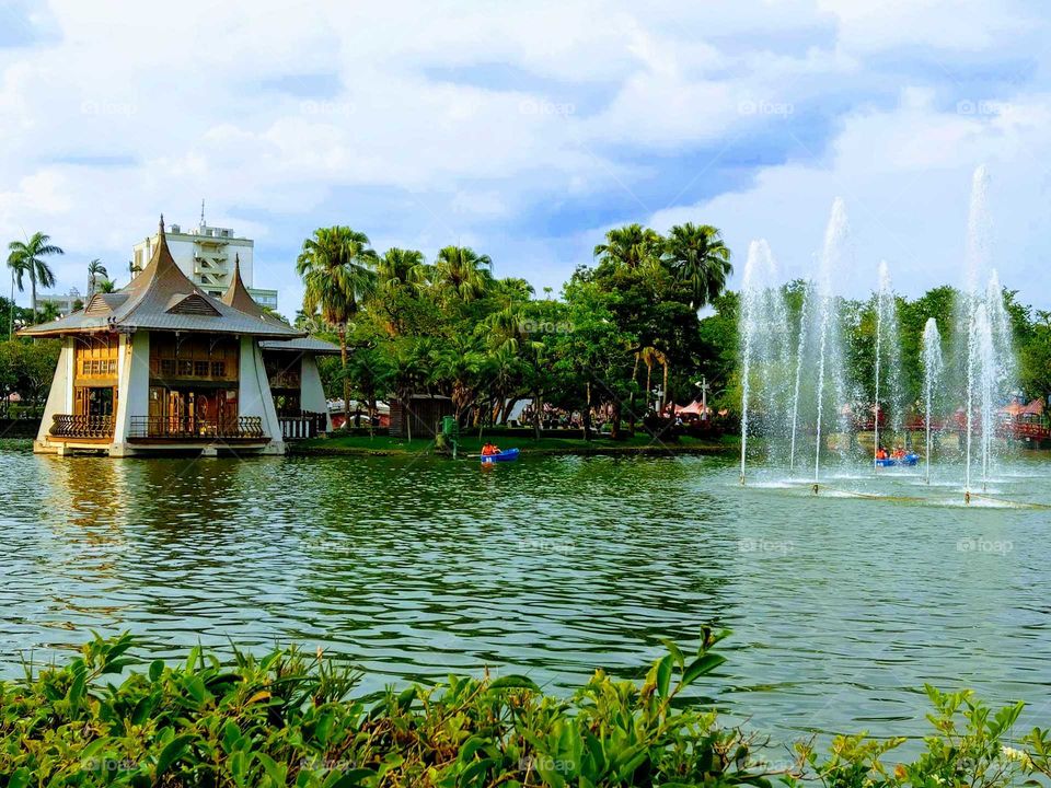 your local treasures: Taichung Park Lake Twin Pavilions 1908-  .it is a historical architecture. specil beautiful pavilions.