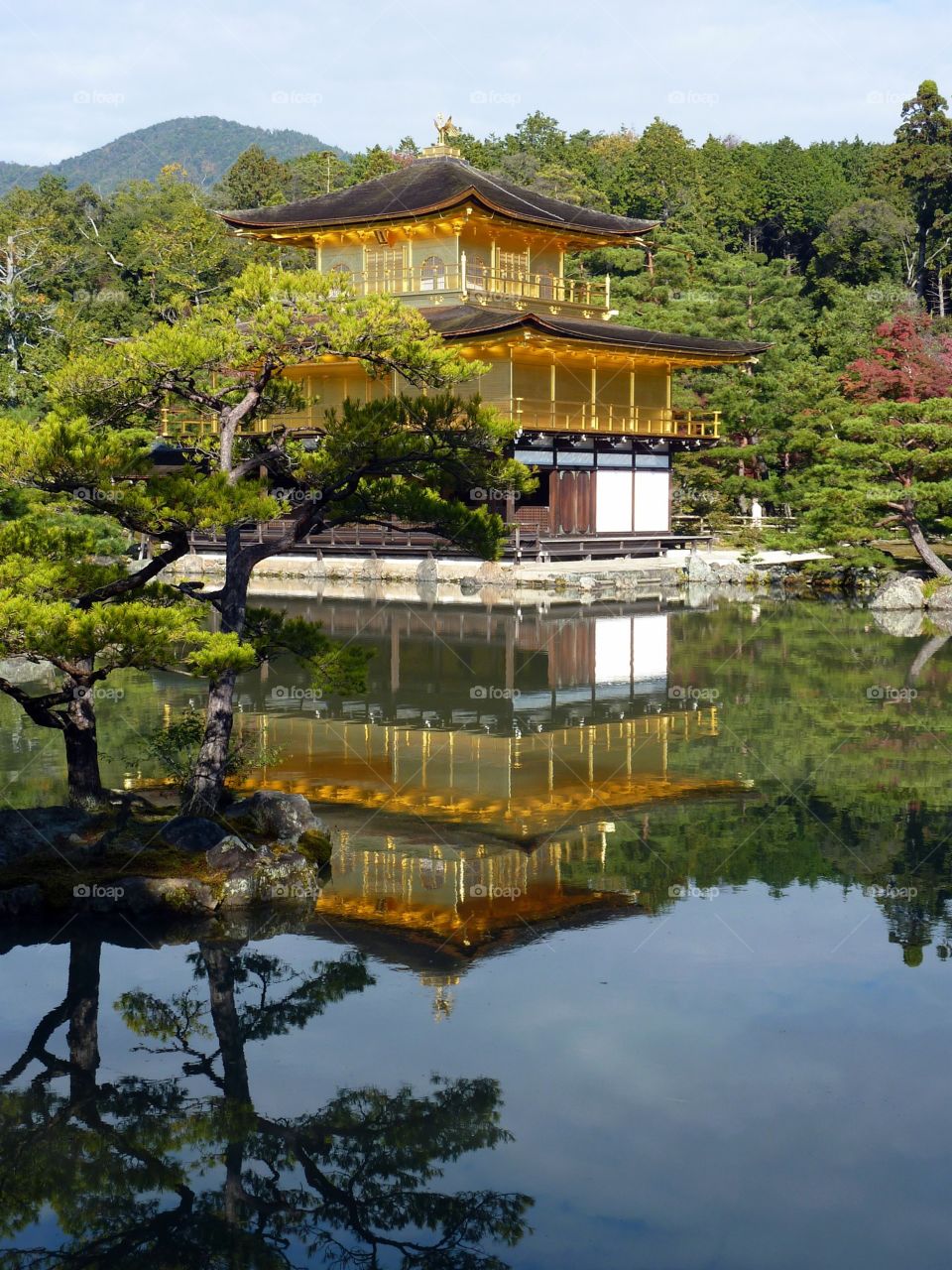 Kinkaku-ji temple in Kyoto Japan