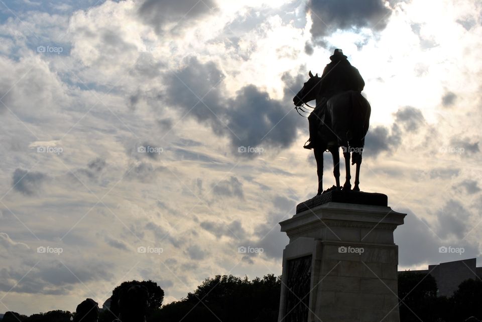 Statue at Dusk