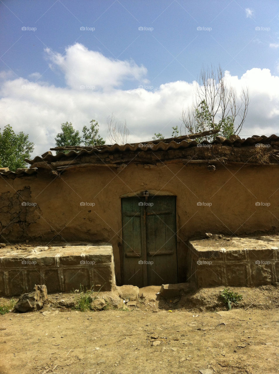 sky tree door old house by nader_esk