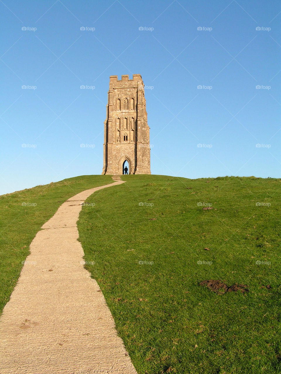 england path hill tower by cygnusmage