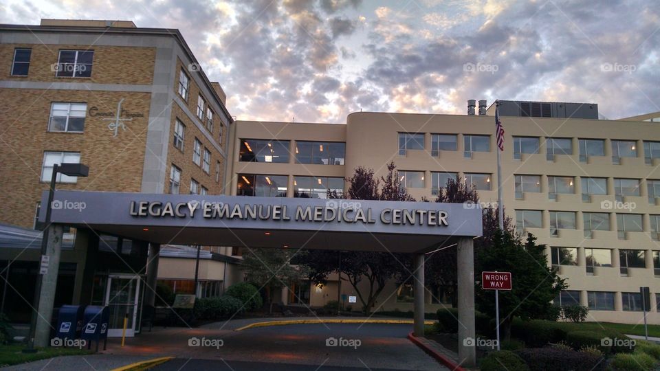 Emanuel hospital. Portland, Oregon hospital