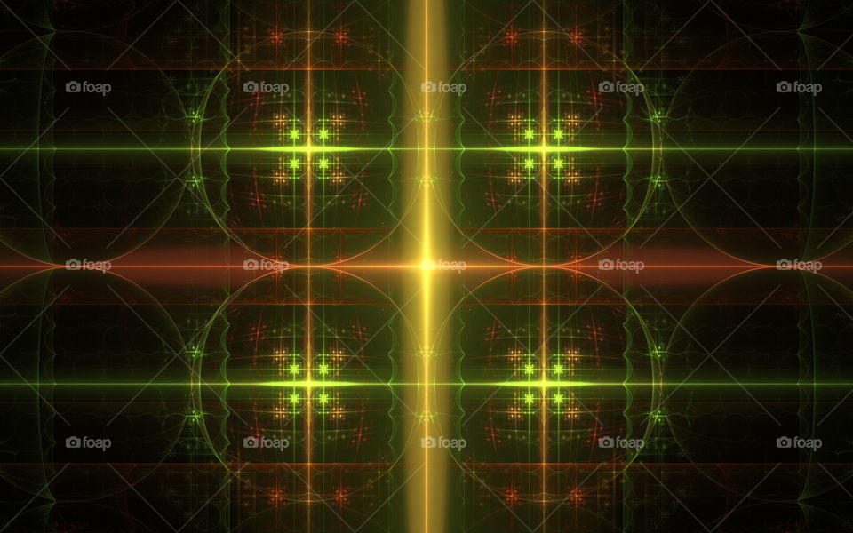 circle lines fractal