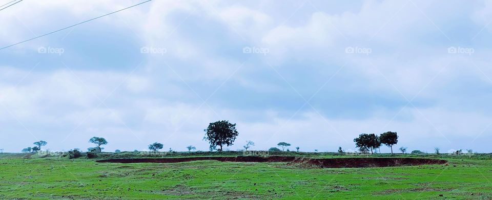 In the lap of nature