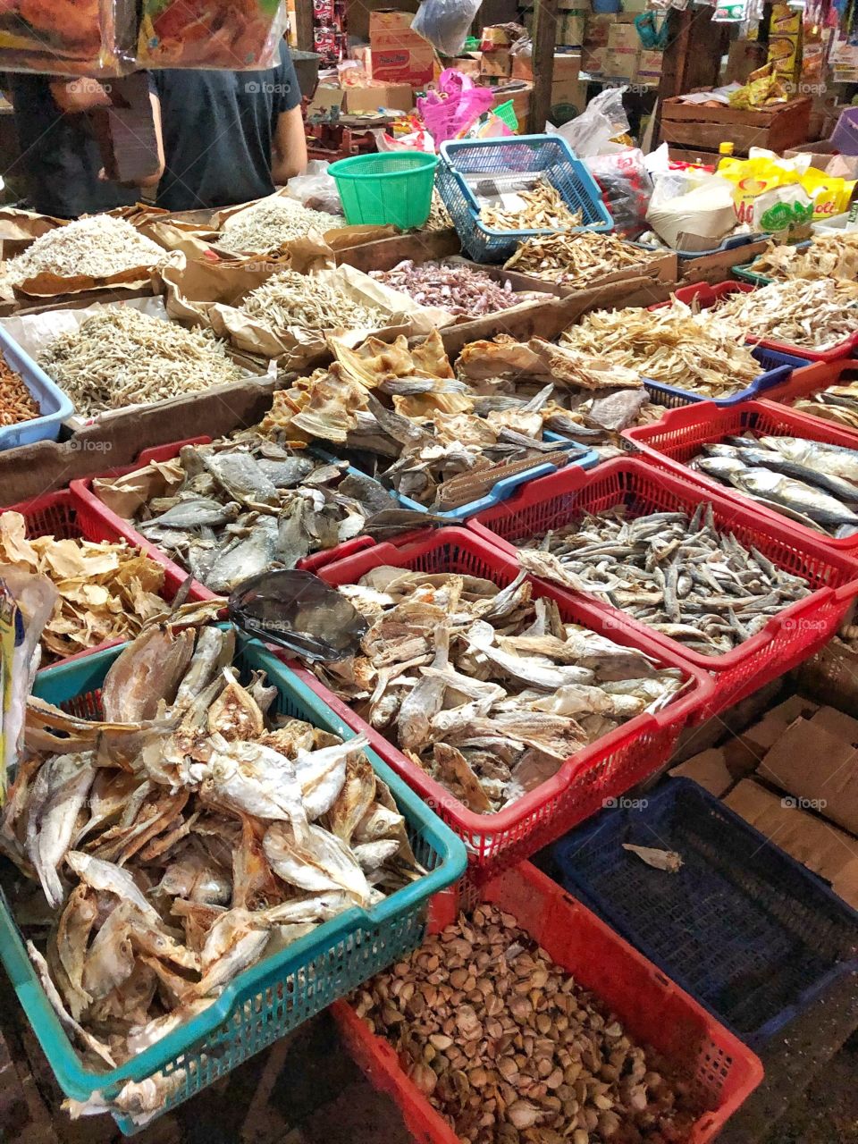 Salted fish market
