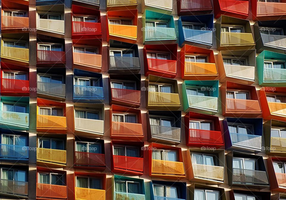 colorful modern facade