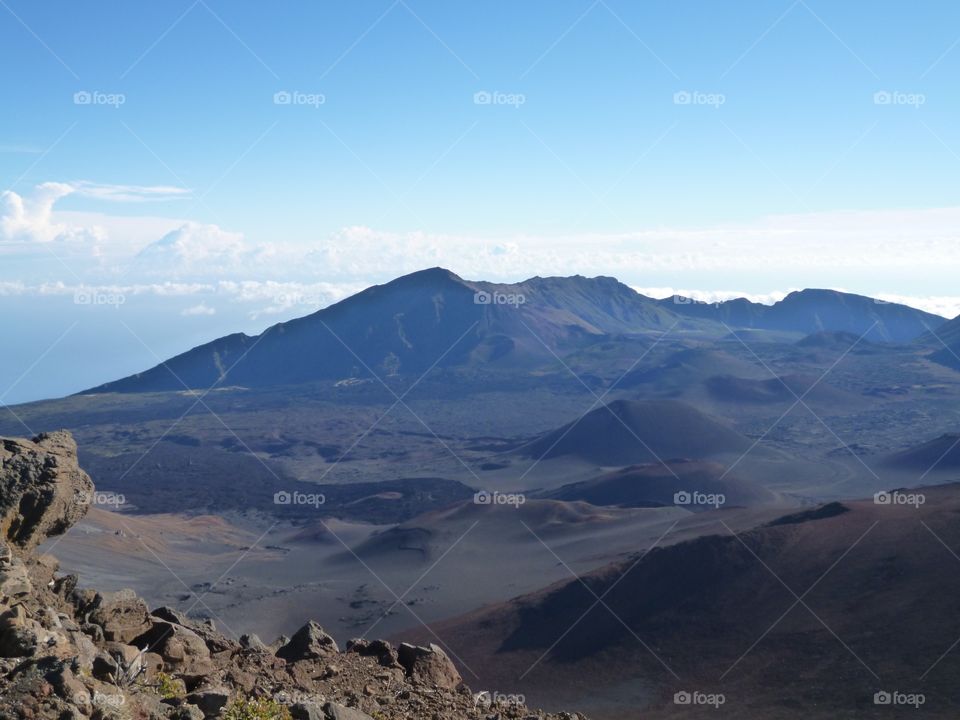 Mountain, No Person, Snow, Landscape, Volcano