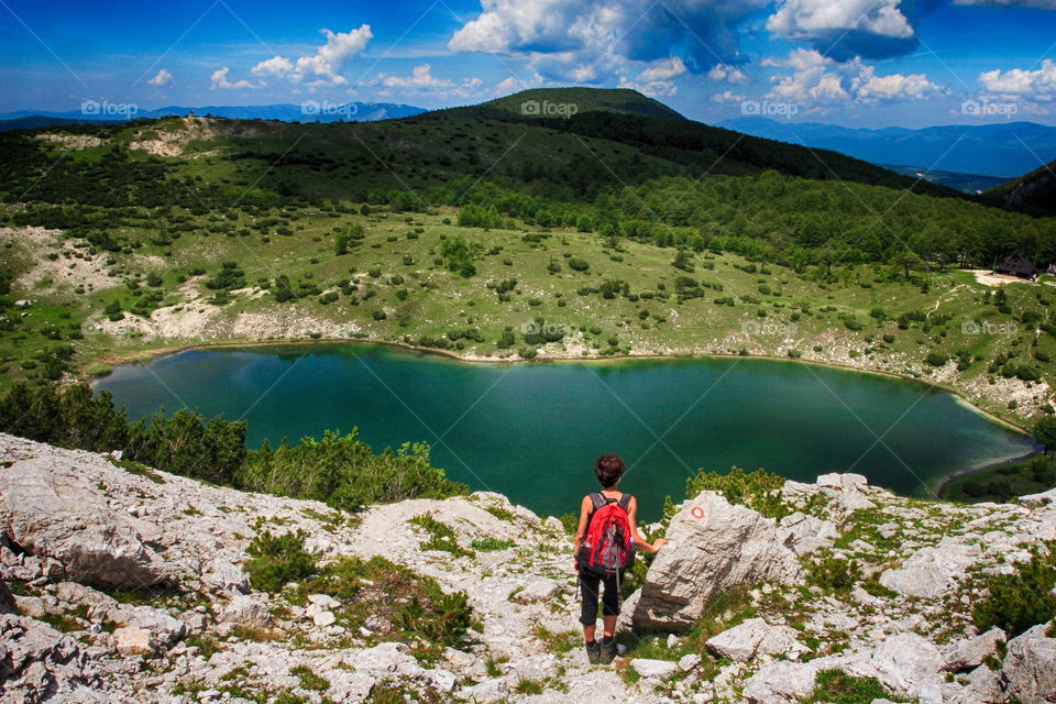 mountain lake in Bosnia