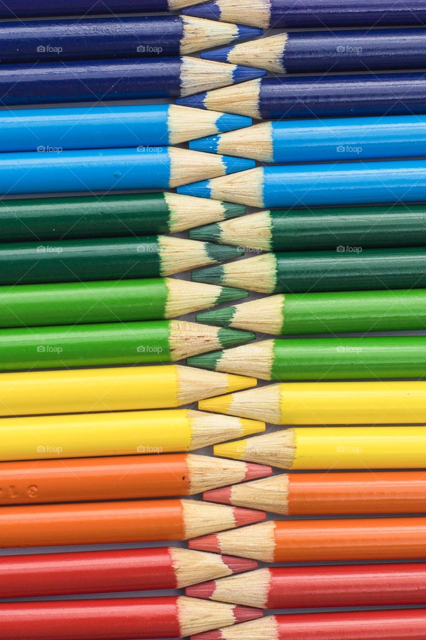 Colorful pencils 