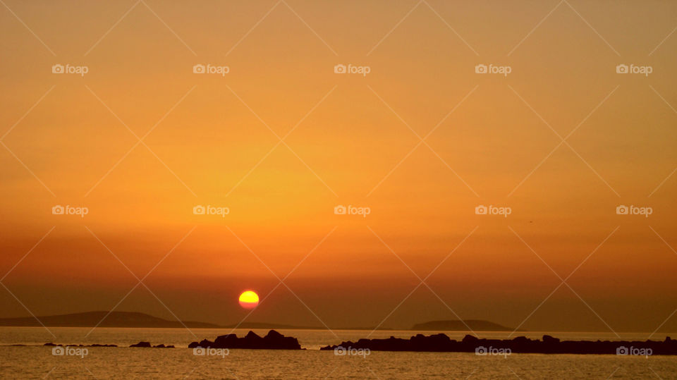 Sunset in Naxos