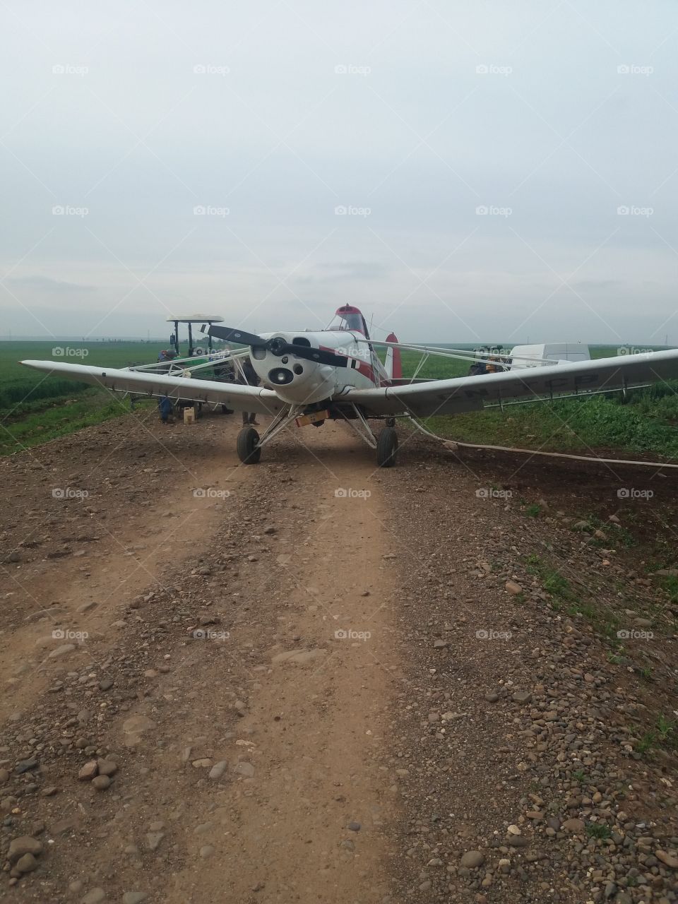 Plane in the Farm Zaer Morocco