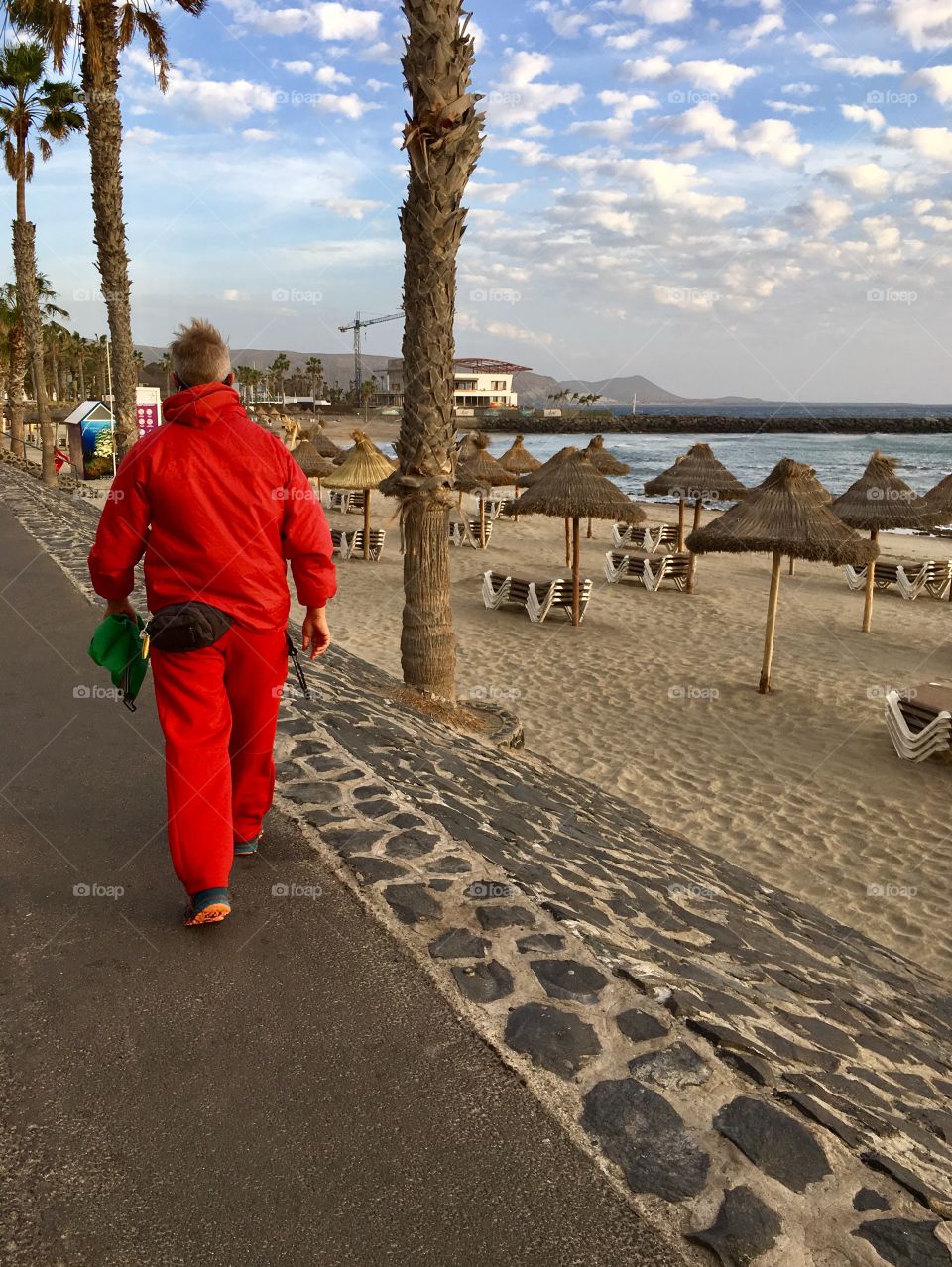 Man in red