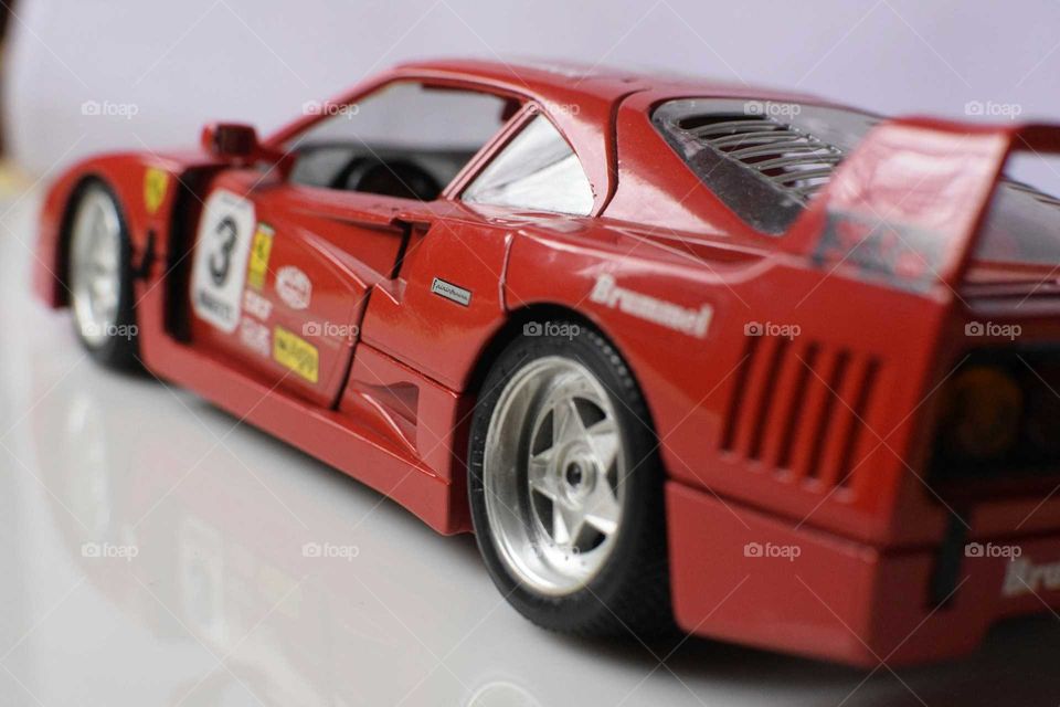Red Race Car model