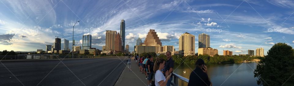 Panoramic of Downtown Austin