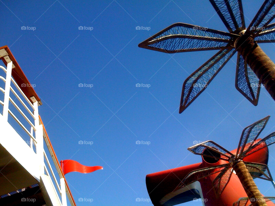 carnival outdoor palm boat by jmsilva59