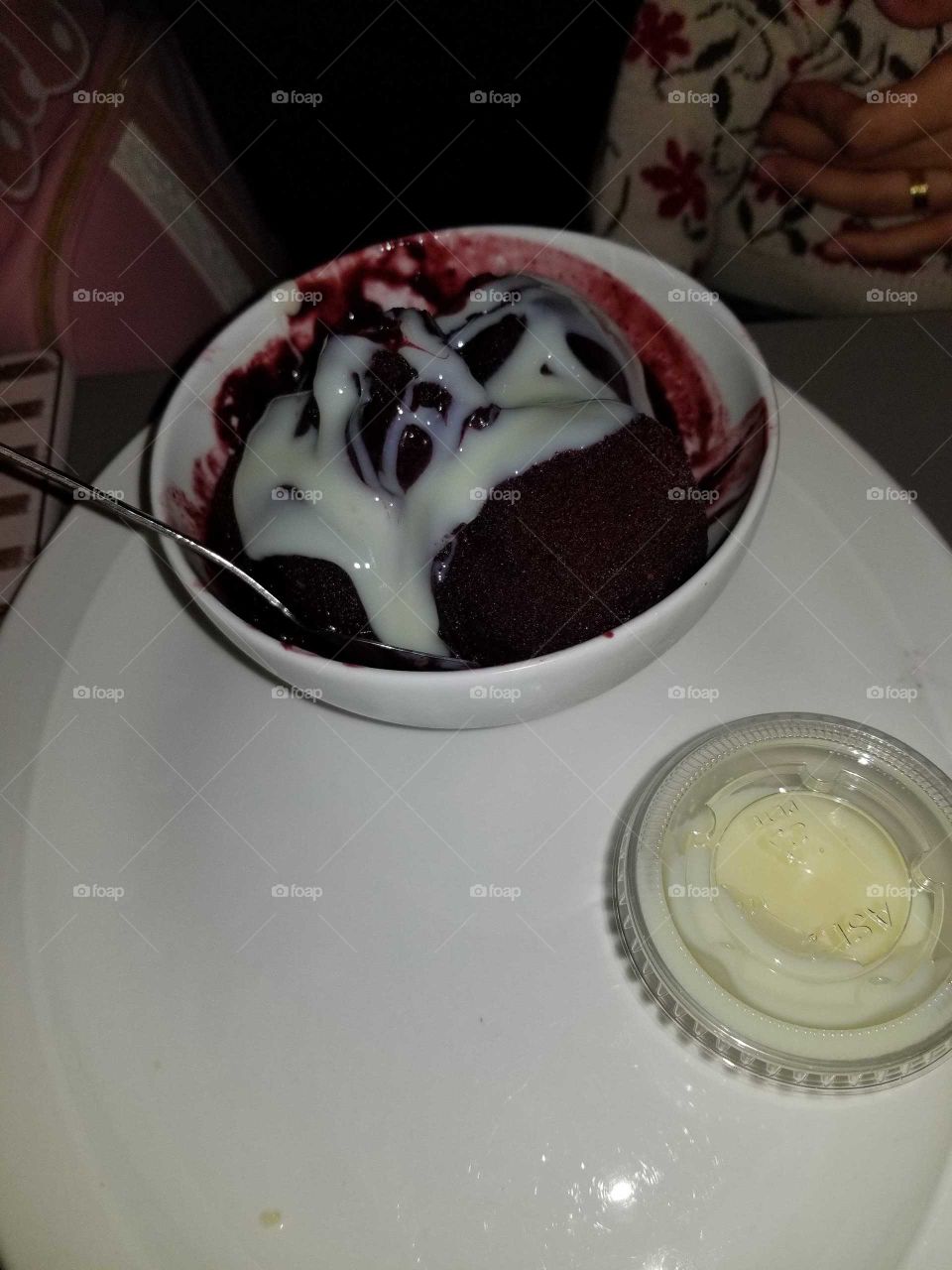 Açaí com leite condensado. Huuuum!