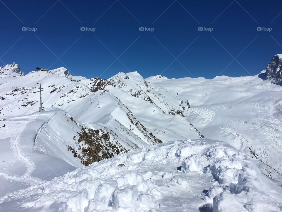 Snowy mountains 